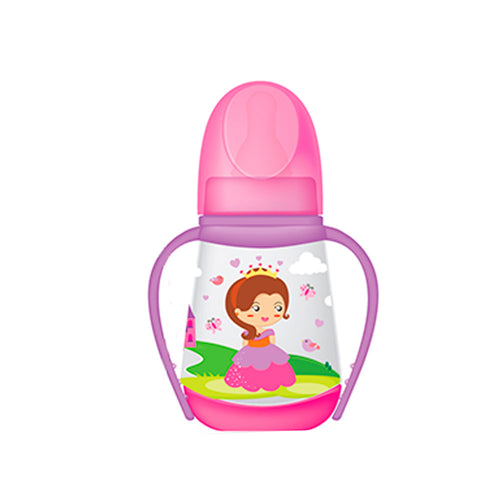 tetero con asa 150ml   5oz princesa marca bbjoy