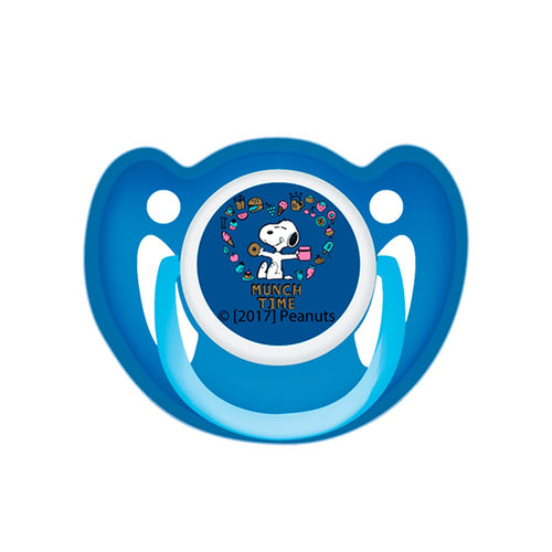 chupon   pacifier  marca peanuts color azul
