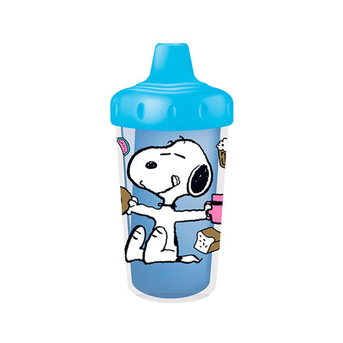 vaso termico antiderrames   300ml   10 oz   marca peanuts color azul