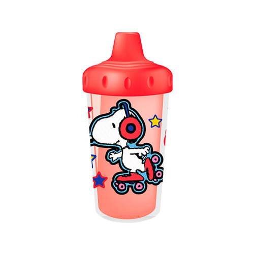 vaso termico antiderrames   300ml   10 oz   marca peanuts color rojo