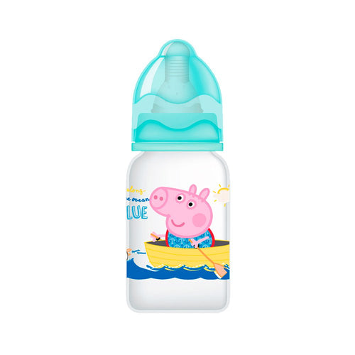 tetero redondo  125ml 4oz marca peppa pig color verde