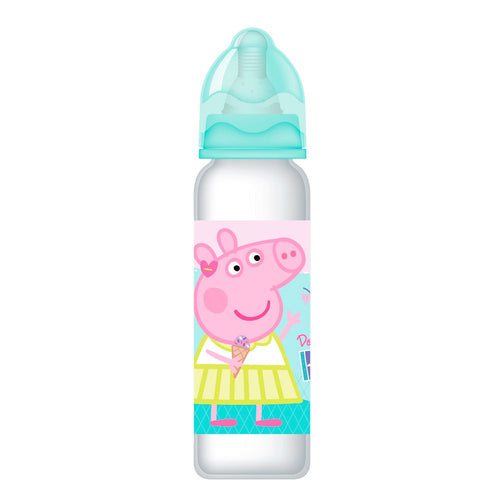 tetero redondo  250ml 8oz marca peppa pig color verde