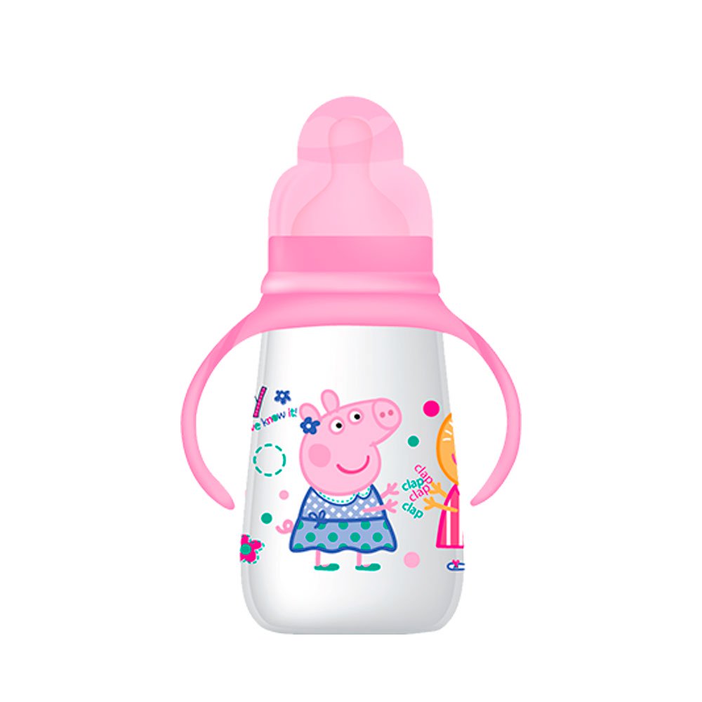 tetero con asa  150ml 5oz marca peppa pig