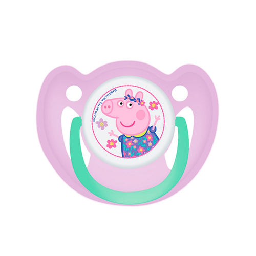 chupon   soother marca peppa pig color morado