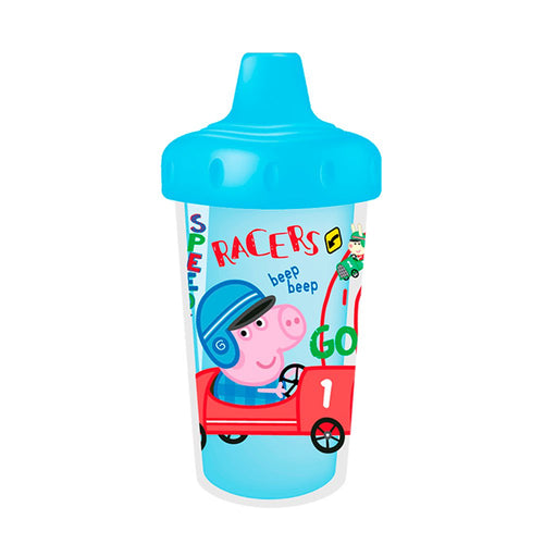 vaso termico antiderrames   300ml 10oz  marca peppa pig color azul
