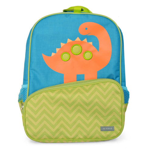 morral dinosaurio azul con verde marca jj cole