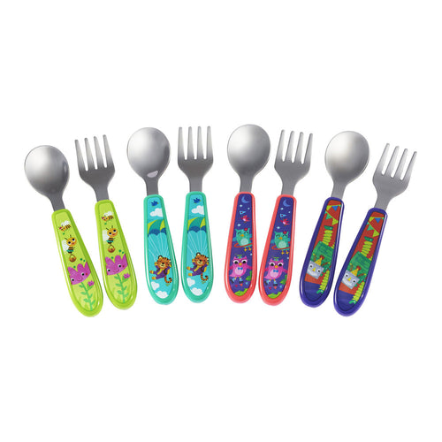 set de cuchara y cubierto agarra facil  marca the first years