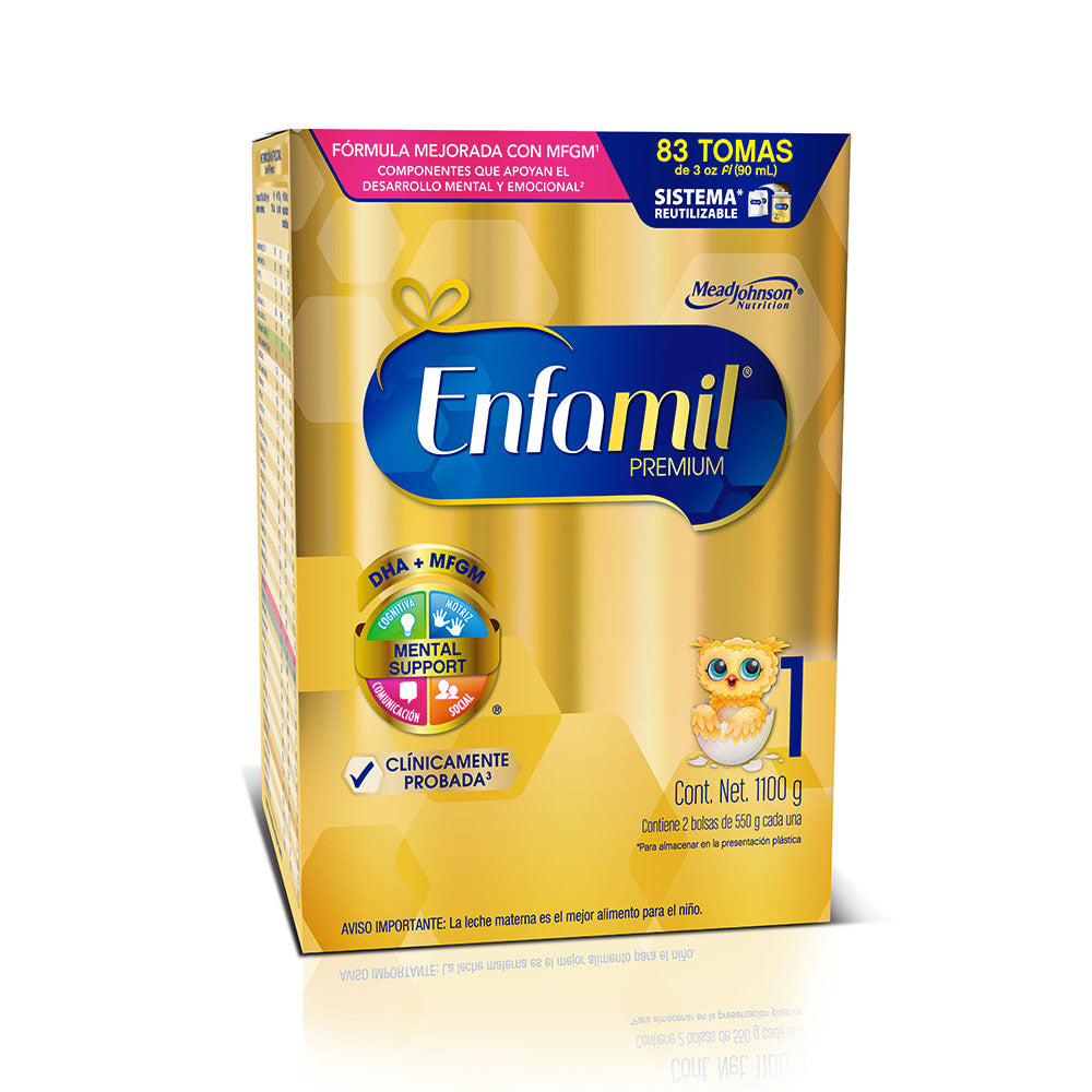 enfamil premium 1 x  1100g de 0 a 6 meses