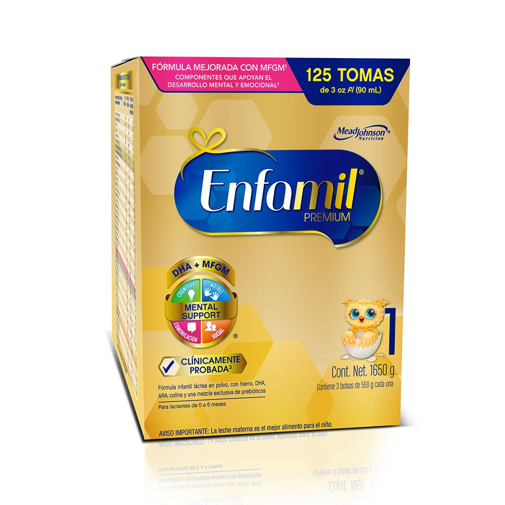 enfamil premium 1 x  1650g de 0 a 6 meses