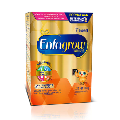 enfagrow premium 3  plain x  1100g de 1 a 3 anos