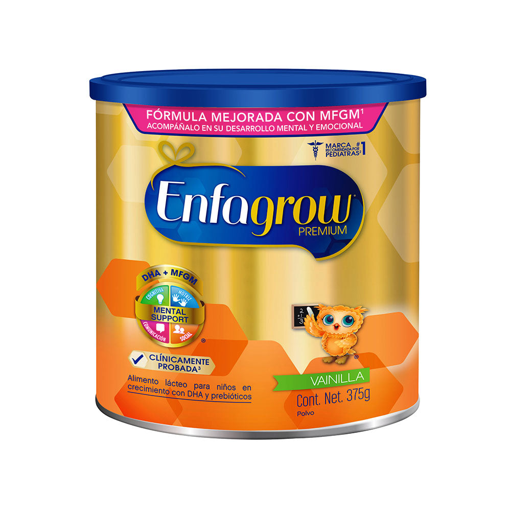 enfagrow premium 3  vainilla x  375g de 1 a 3 anos
