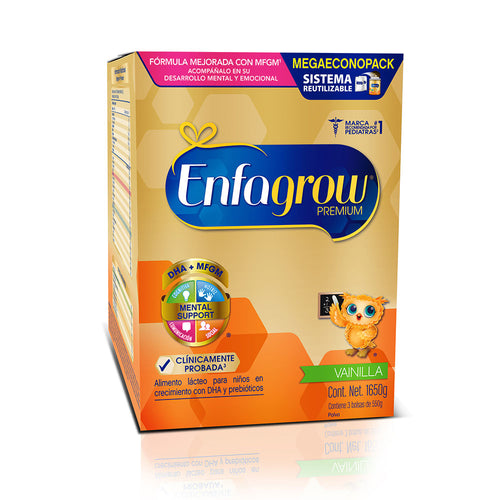enfagrow premium 3  vainilla x  1650g de 1 a 3 anos