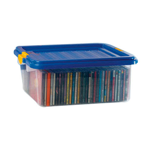 caja organizadora multiusos 15 litros color azul