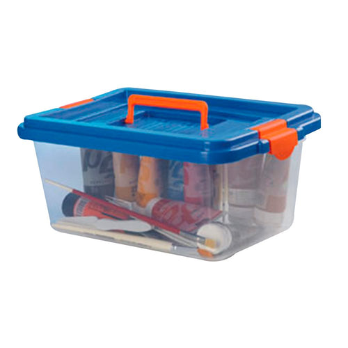 caja organizadora multiusos 8 litros color azul