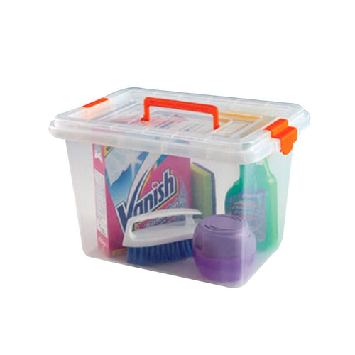 caja organizadora multiusos 8 litros color trasparente