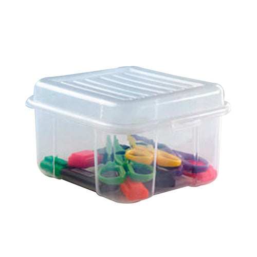 caja organizadora 2 5 litros color trasparente