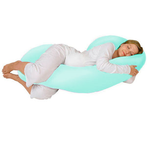 almohada de embarazo verde menta