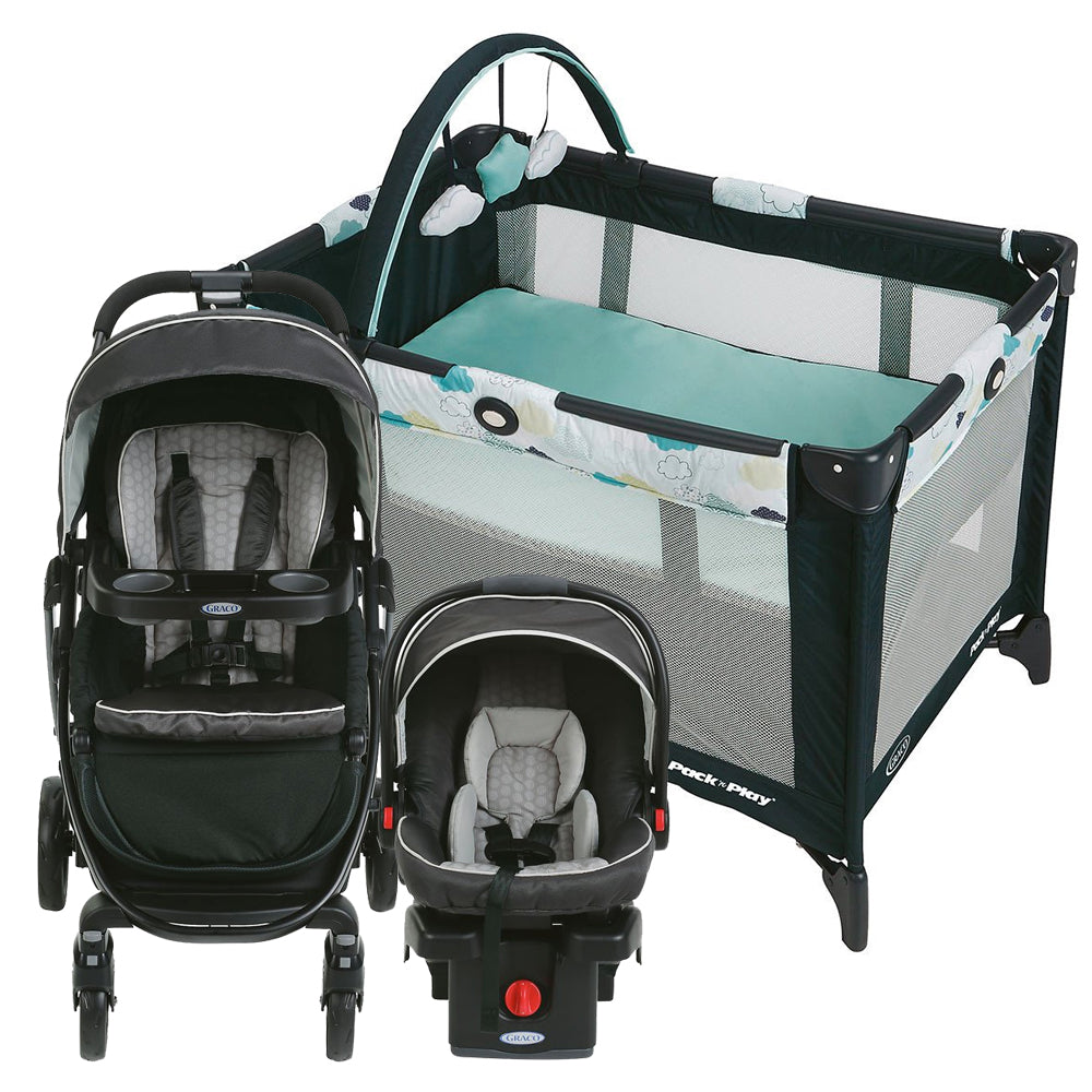combo travel system srck35 modesck davis graco   cuna corral pnp base stratus graco