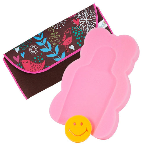 combo espumoso   rosado   cambiador portatil   rosado