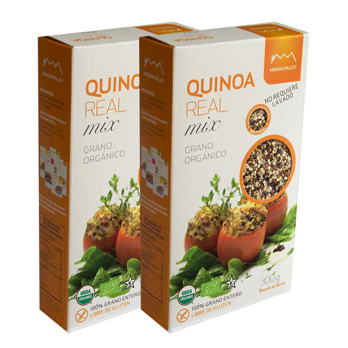 grano de quinoa real mix   2 unidades
