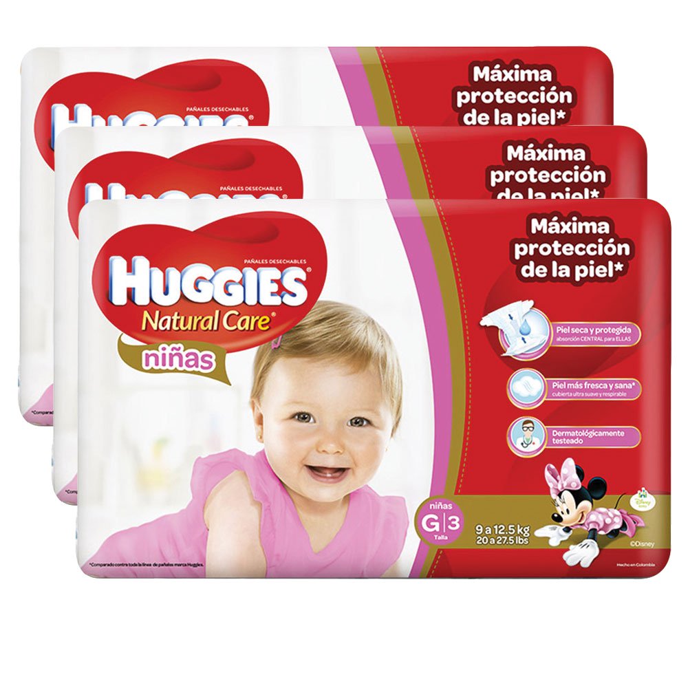 etapa 3   114 panales huggies natural care   ninas