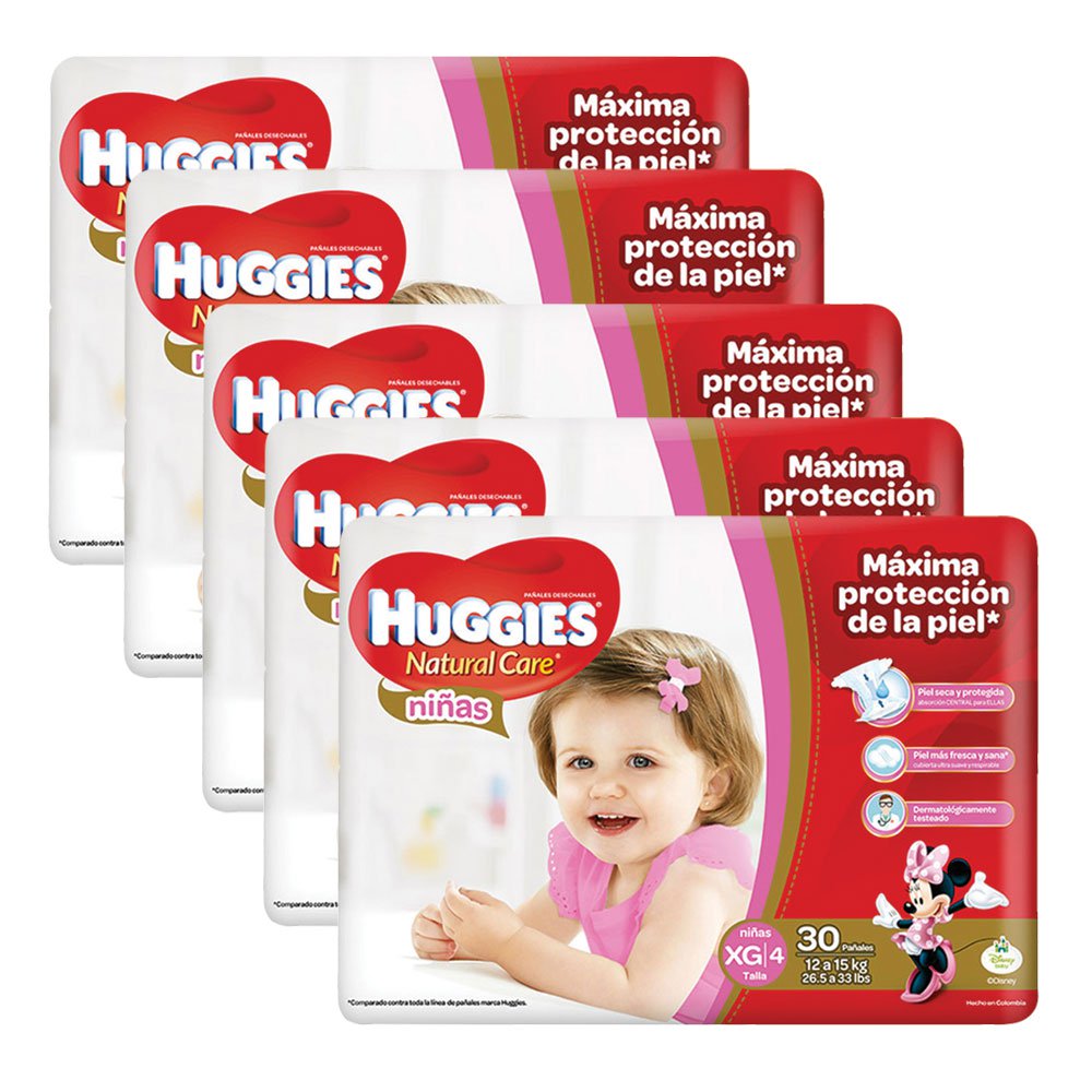 etapa 4   150 panales huggies natural care   ninas
