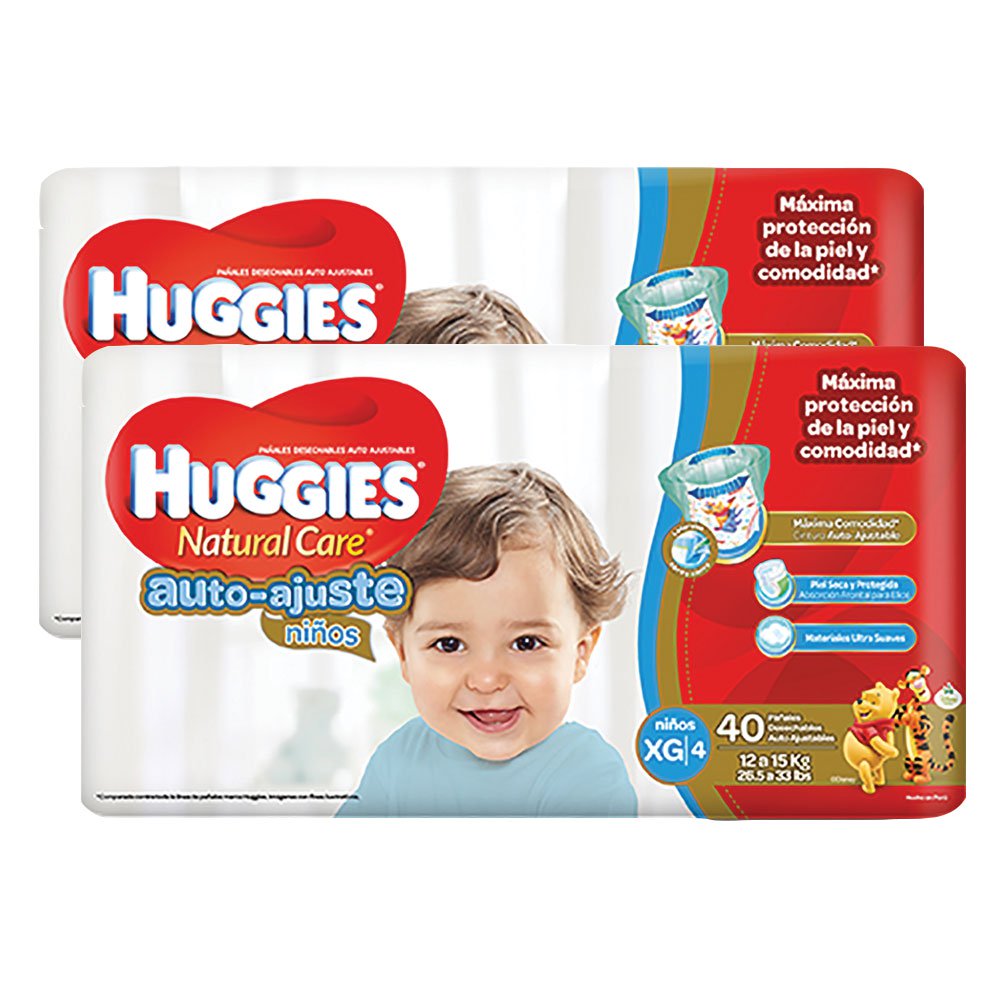 etapa 4   80 panales huggies natural care auto ajuste   ninos