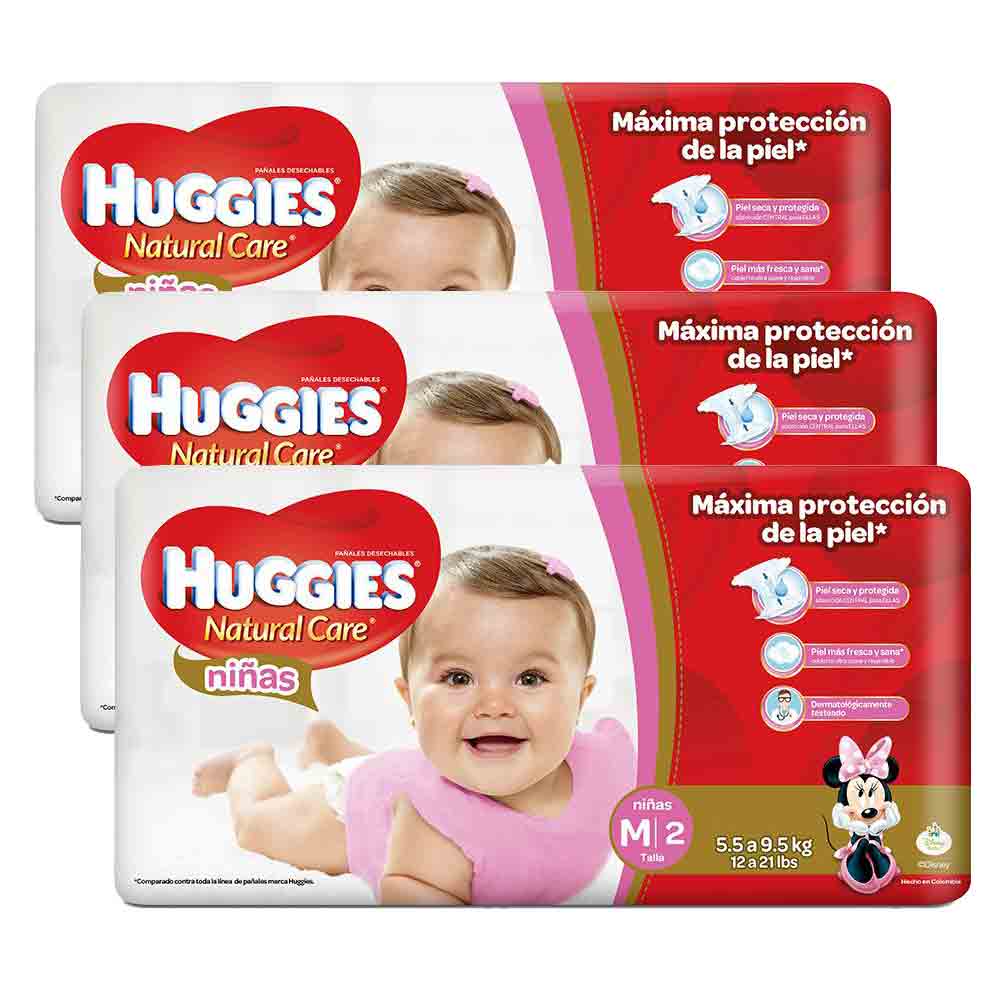 etapa 2   138 panales huggies natural care ninas