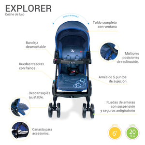 coche de lujo explorer marca bbjoy