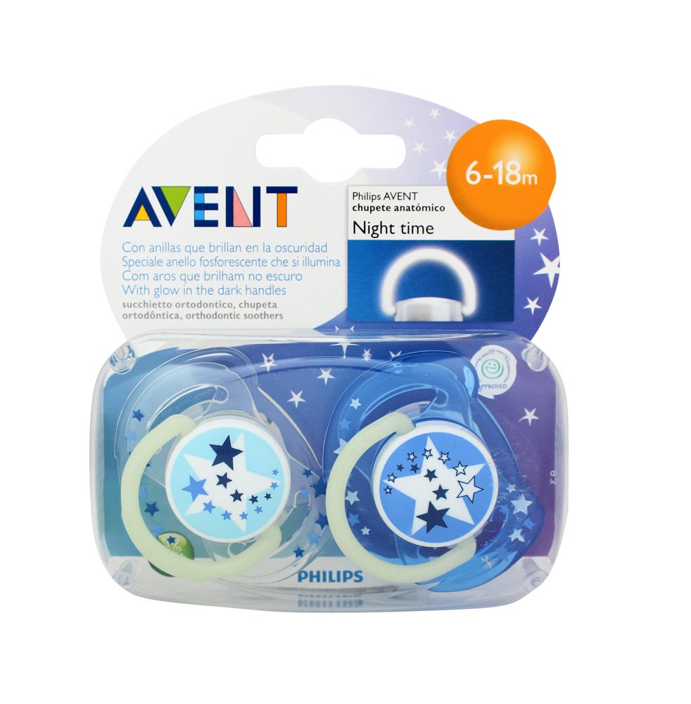 chupo estrellas x2 para noche 6 a 18 m