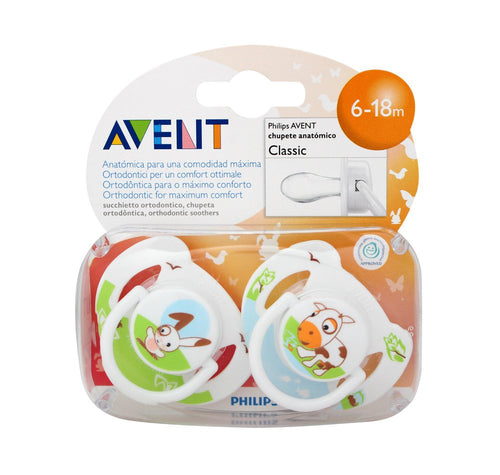 chupo animales x2 para dia de 6 a 18 m