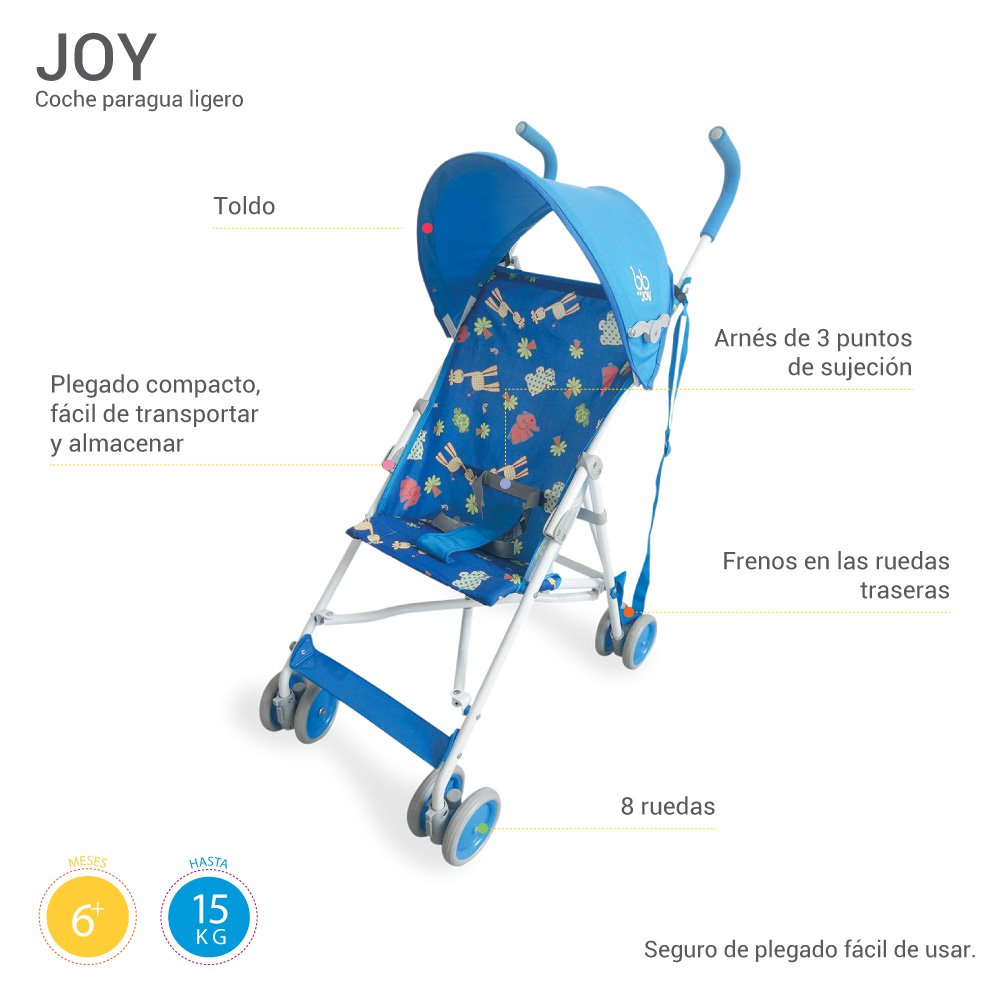 coche paraguas  joy nino marca bbjoy