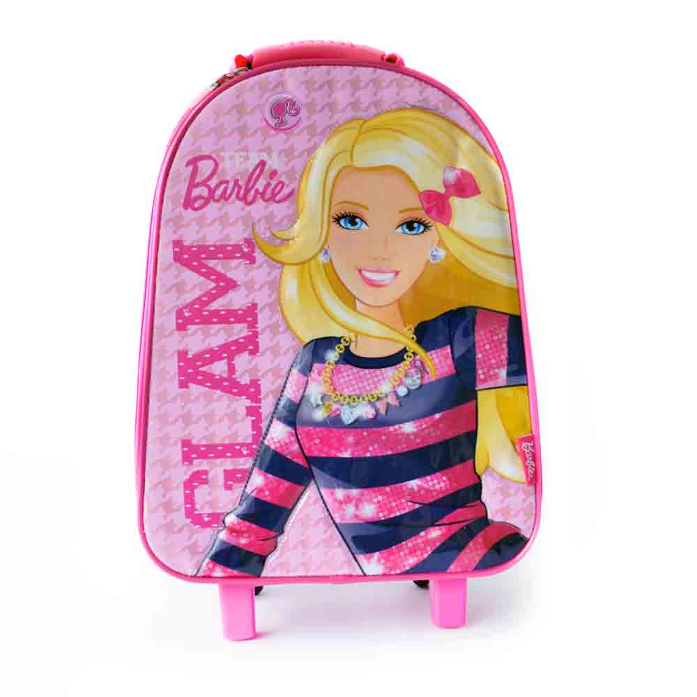 maleta con ruedas   barbie glam