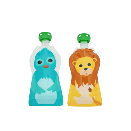 bolsas para comida reutilizables   squooshi pack x 4   pequenos