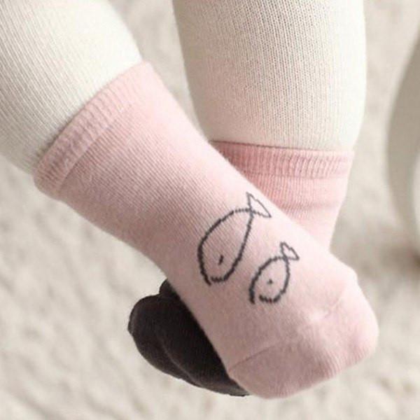 Unisex Baby Kids Socks Owl Pattern Socks Boys Girls Soft Cotton Socks